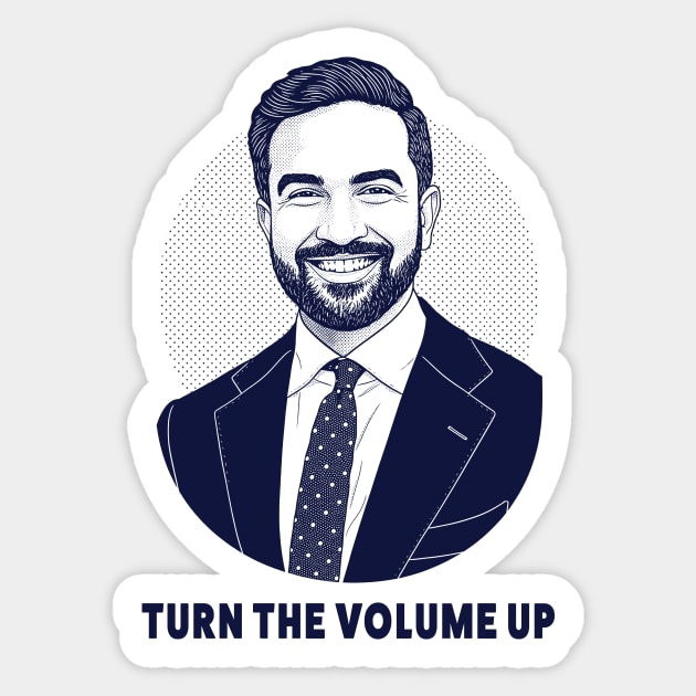 Turn the volume up Sticker by CreativeSage